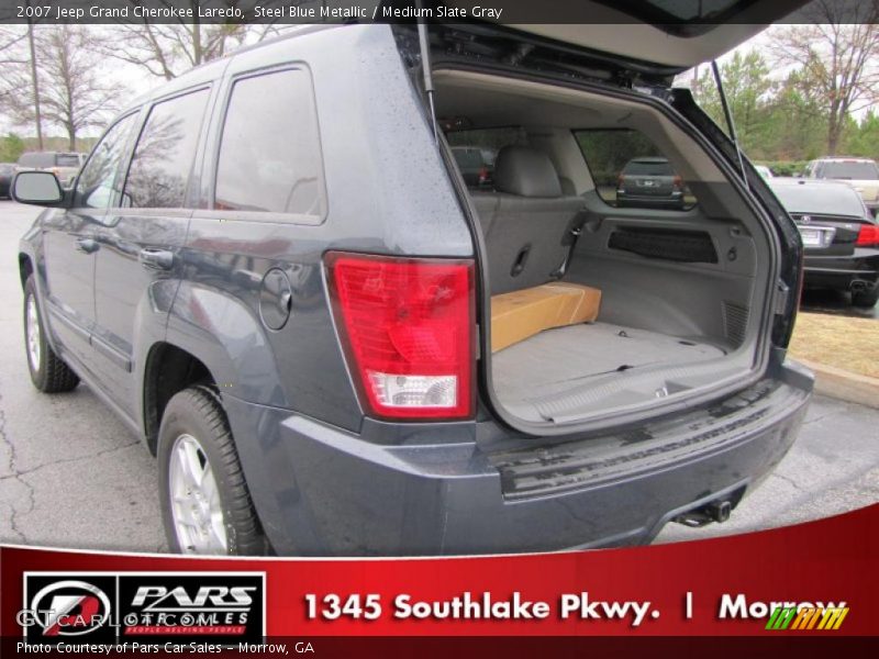 Steel Blue Metallic / Medium Slate Gray 2007 Jeep Grand Cherokee Laredo