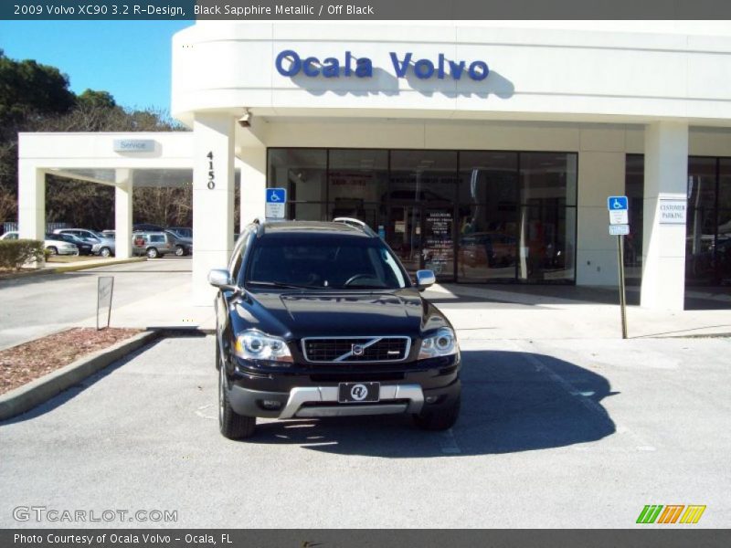 Black Sapphire Metallic / Off Black 2009 Volvo XC90 3.2 R-Design