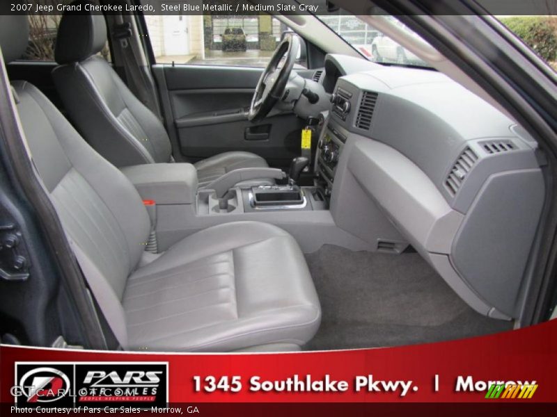 Steel Blue Metallic / Medium Slate Gray 2007 Jeep Grand Cherokee Laredo