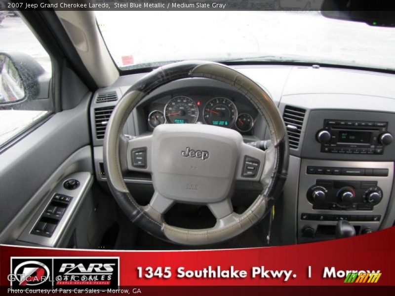 Steel Blue Metallic / Medium Slate Gray 2007 Jeep Grand Cherokee Laredo