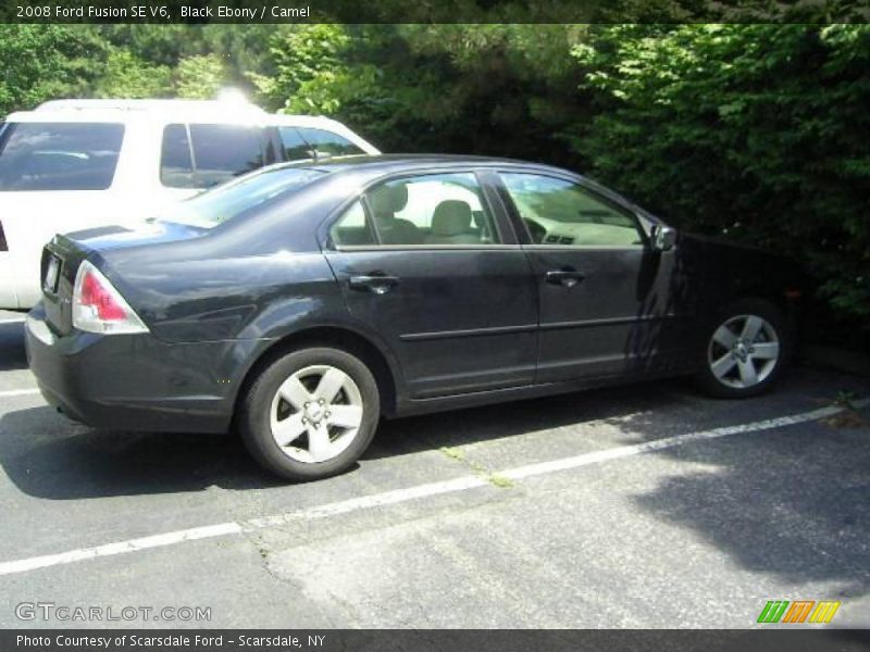 Black Ebony / Camel 2008 Ford Fusion SE V6