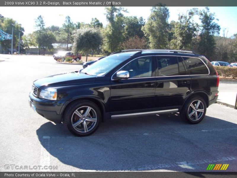 Black Sapphire Metallic / Off Black 2009 Volvo XC90 3.2 R-Design