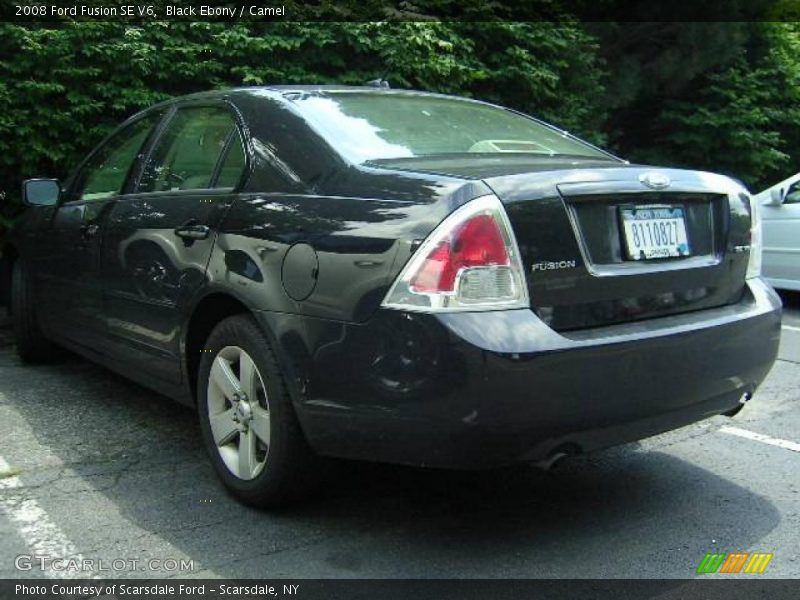 Black Ebony / Camel 2008 Ford Fusion SE V6