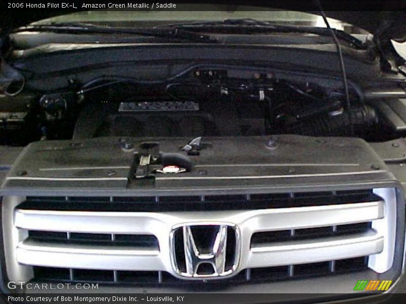 Amazon Green Metallic / Saddle 2006 Honda Pilot EX-L
