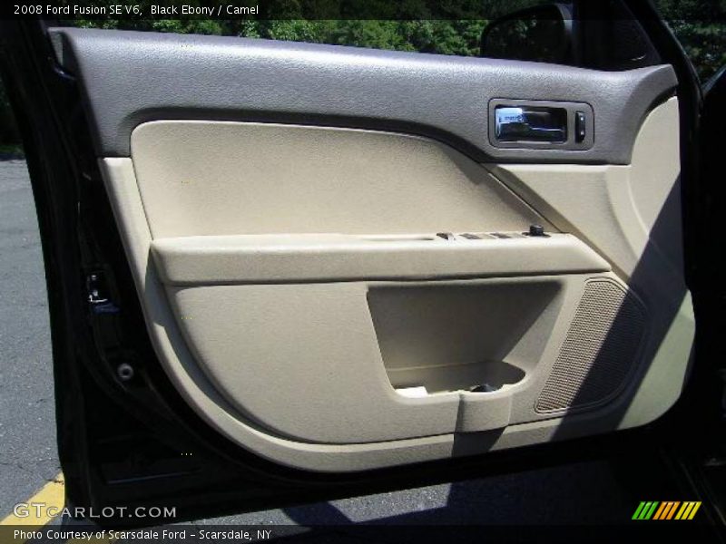 Black Ebony / Camel 2008 Ford Fusion SE V6