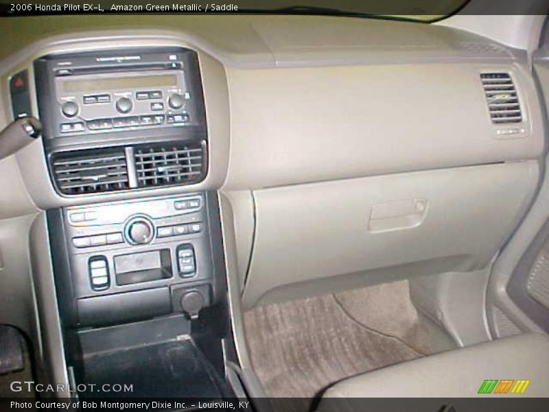 Amazon Green Metallic / Saddle 2006 Honda Pilot EX-L