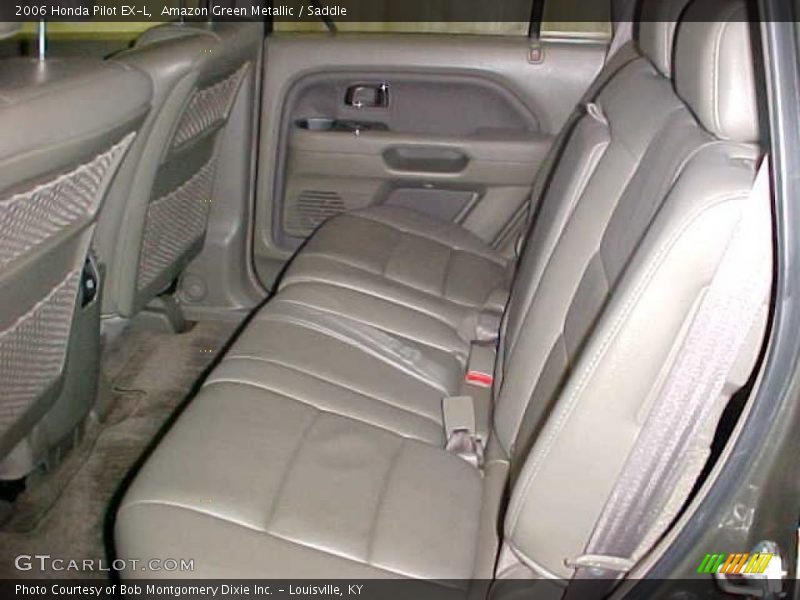 Amazon Green Metallic / Saddle 2006 Honda Pilot EX-L