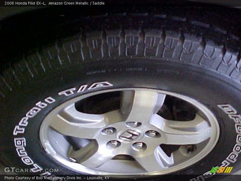 Amazon Green Metallic / Saddle 2006 Honda Pilot EX-L