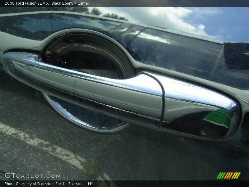 Black Ebony / Camel 2008 Ford Fusion SE V6