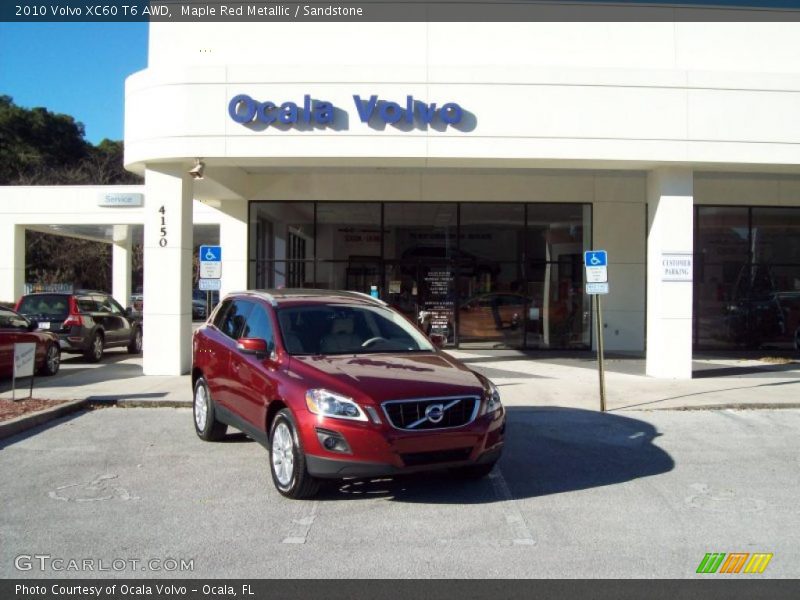 Maple Red Metallic / Sandstone 2010 Volvo XC60 T6 AWD