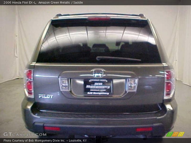 Amazon Green Metallic / Saddle 2006 Honda Pilot EX-L