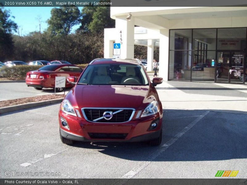 Maple Red Metallic / Sandstone 2010 Volvo XC60 T6 AWD