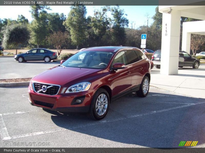 Maple Red Metallic / Sandstone 2010 Volvo XC60 T6 AWD