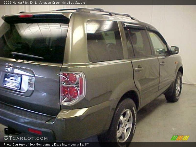 Amazon Green Metallic / Saddle 2006 Honda Pilot EX-L