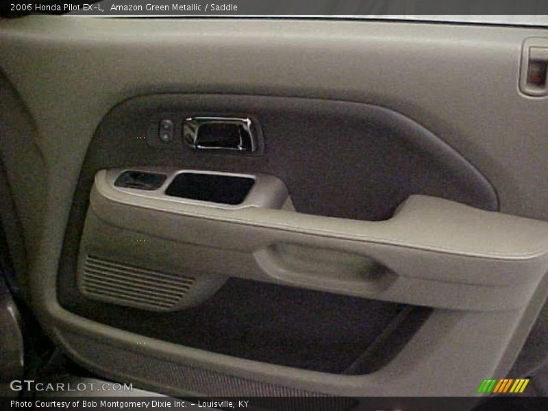 Amazon Green Metallic / Saddle 2006 Honda Pilot EX-L