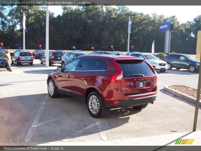 Maple Red Metallic / Sandstone 2010 Volvo XC60 T6 AWD