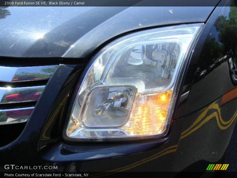 Black Ebony / Camel 2008 Ford Fusion SE V6