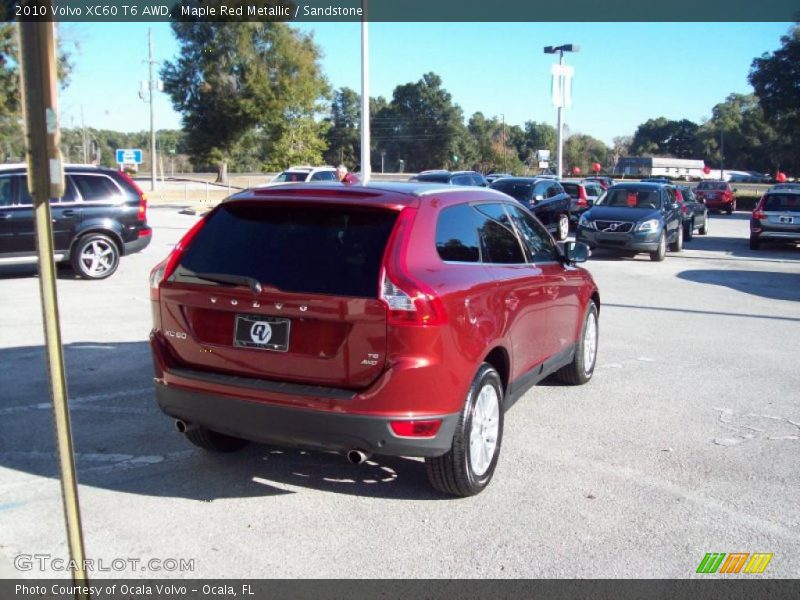 Maple Red Metallic / Sandstone 2010 Volvo XC60 T6 AWD