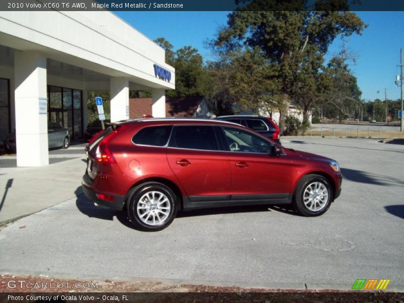 Maple Red Metallic / Sandstone 2010 Volvo XC60 T6 AWD