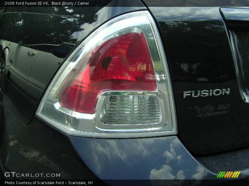 Black Ebony / Camel 2008 Ford Fusion SE V6