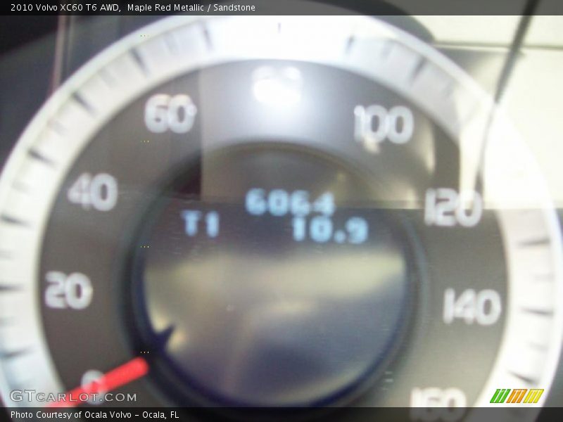 Maple Red Metallic / Sandstone 2010 Volvo XC60 T6 AWD