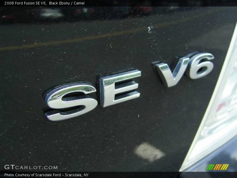 Black Ebony / Camel 2008 Ford Fusion SE V6