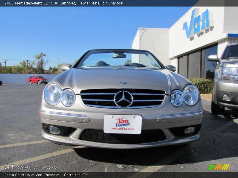 Pewter Metallic / Charcoal 2005 Mercedes-Benz CLK 500 Cabriolet