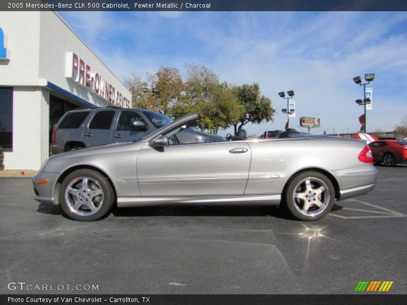  2005 CLK 500 Cabriolet Pewter Metallic