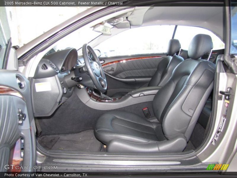  2005 CLK 500 Cabriolet Charcoal Interior