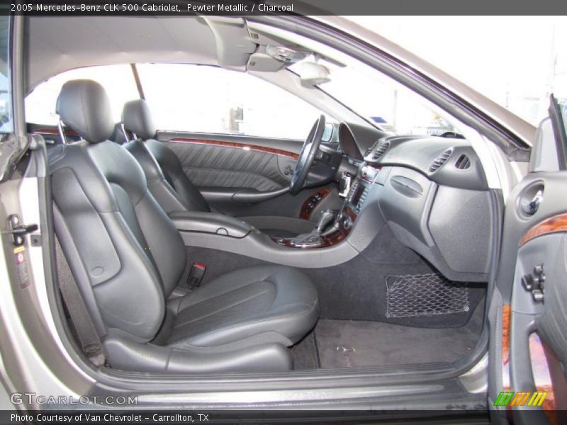  2005 CLK 500 Cabriolet Charcoal Interior