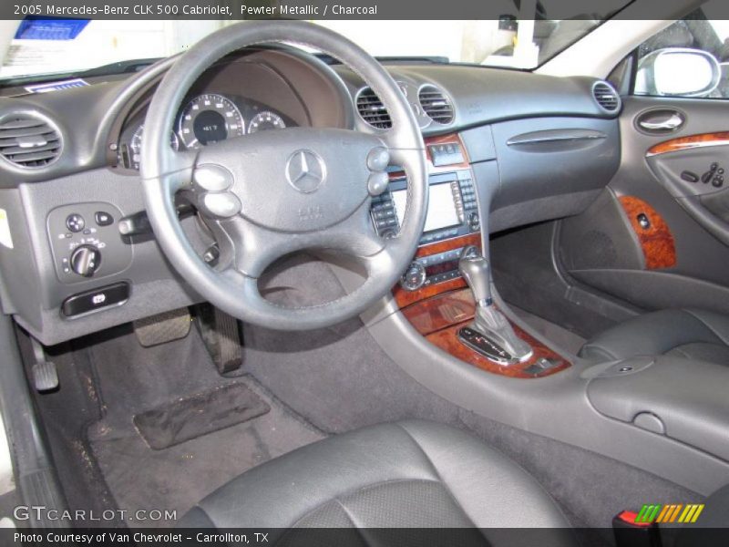  2005 CLK 500 Cabriolet Charcoal Interior