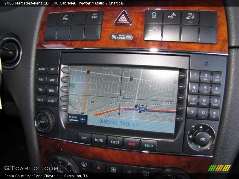 Navigation of 2005 CLK 500 Cabriolet
