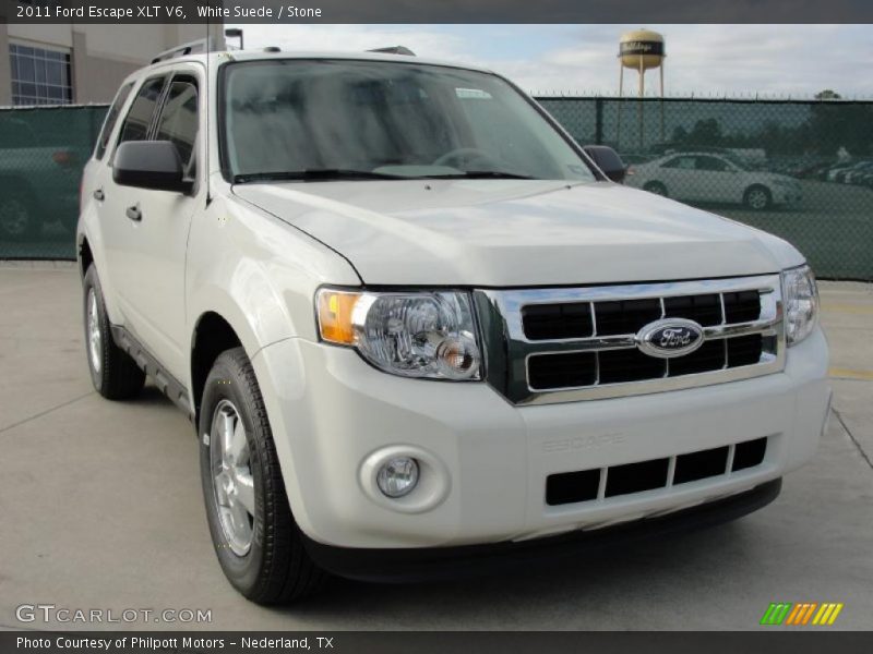 White Suede / Stone 2011 Ford Escape XLT V6