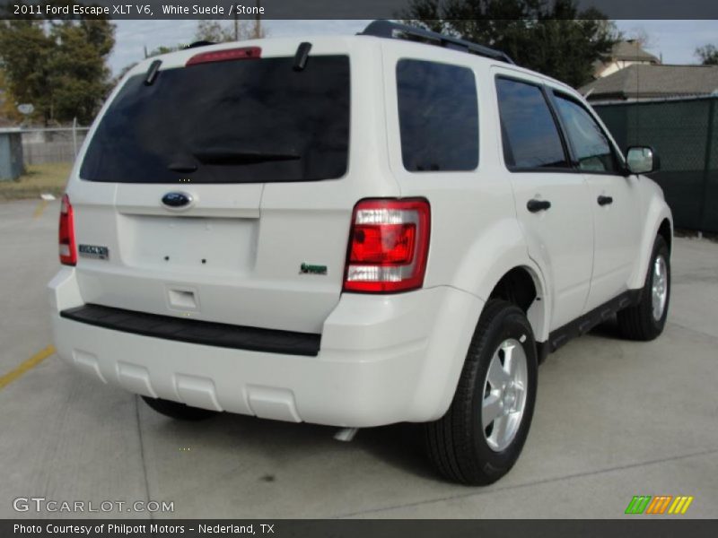 White Suede / Stone 2011 Ford Escape XLT V6