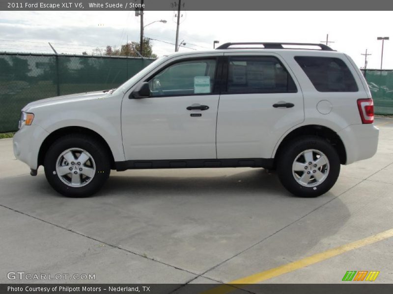 White Suede / Stone 2011 Ford Escape XLT V6