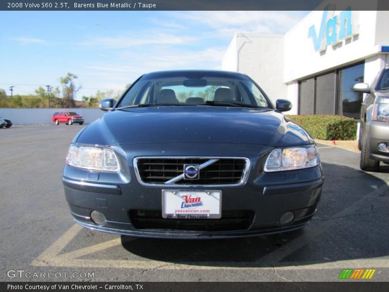 Barents Blue Metallic / Taupe 2008 Volvo S60 2.5T