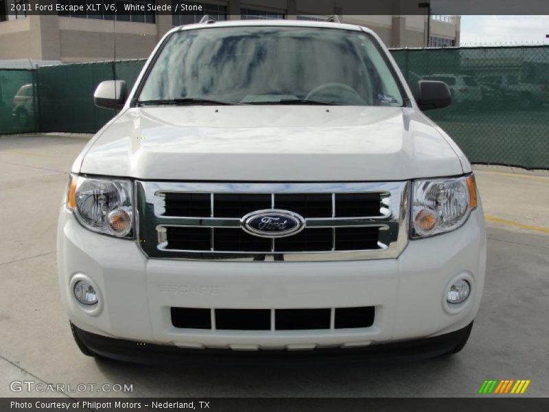 White Suede / Stone 2011 Ford Escape XLT V6