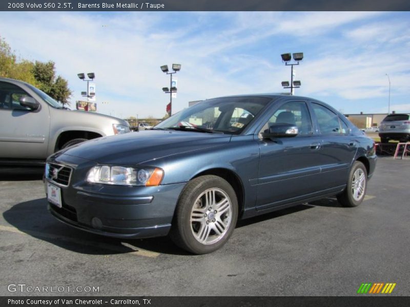 Barents Blue Metallic / Taupe 2008 Volvo S60 2.5T