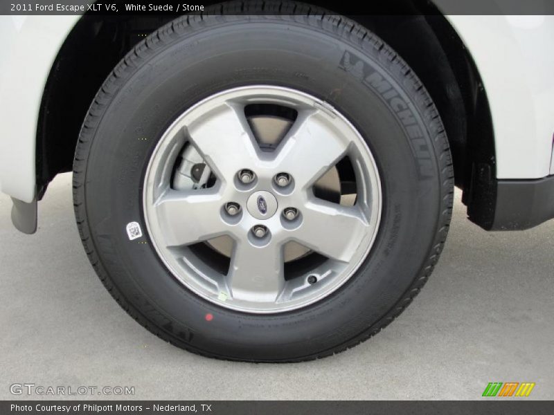 White Suede / Stone 2011 Ford Escape XLT V6