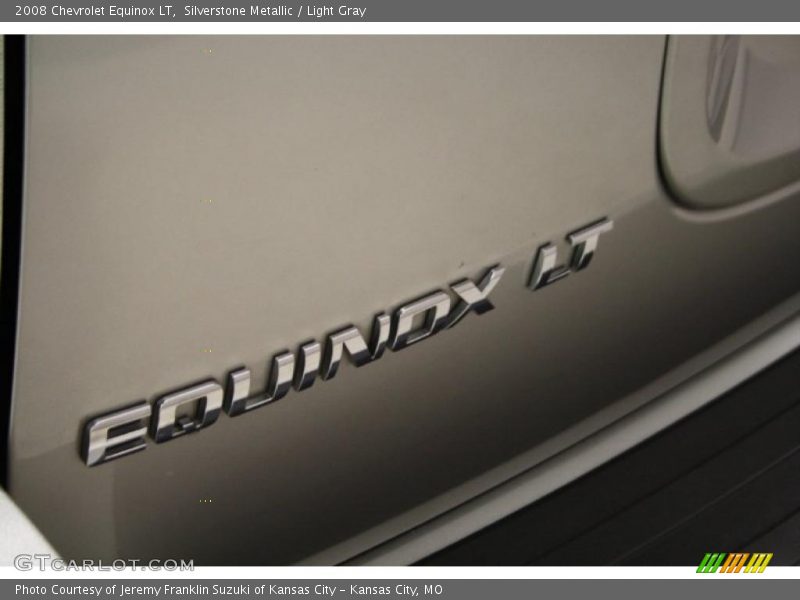 Silverstone Metallic / Light Gray 2008 Chevrolet Equinox LT