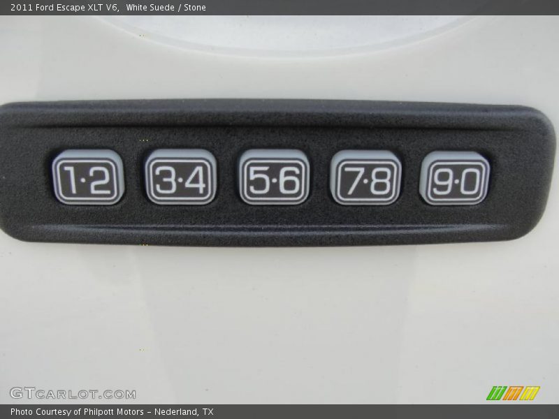 White Suede / Stone 2011 Ford Escape XLT V6