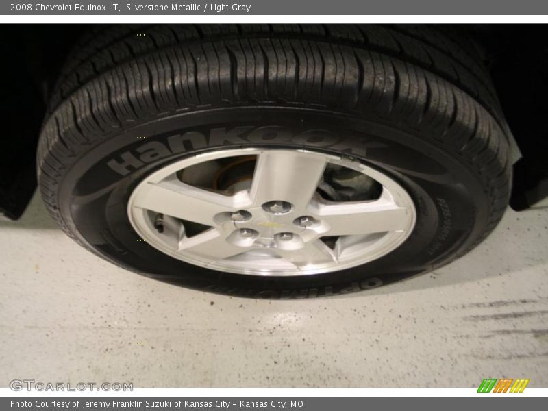 Silverstone Metallic / Light Gray 2008 Chevrolet Equinox LT