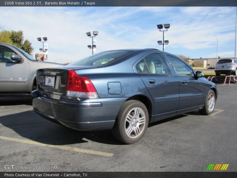 Barents Blue Metallic / Taupe 2008 Volvo S60 2.5T