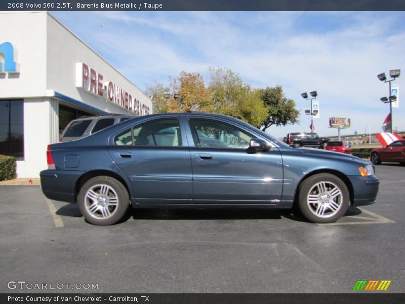 Barents Blue Metallic / Taupe 2008 Volvo S60 2.5T