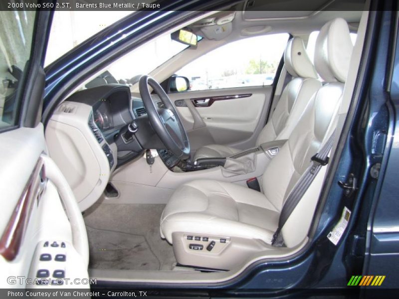 Barents Blue Metallic / Taupe 2008 Volvo S60 2.5T
