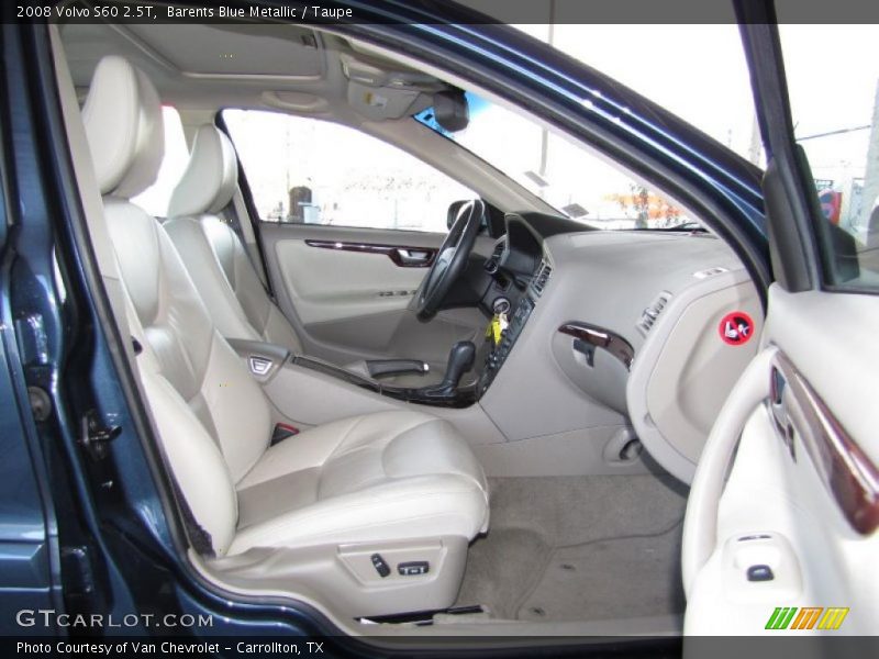 Barents Blue Metallic / Taupe 2008 Volvo S60 2.5T