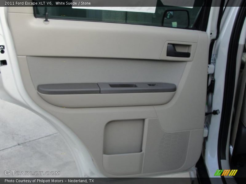 White Suede / Stone 2011 Ford Escape XLT V6