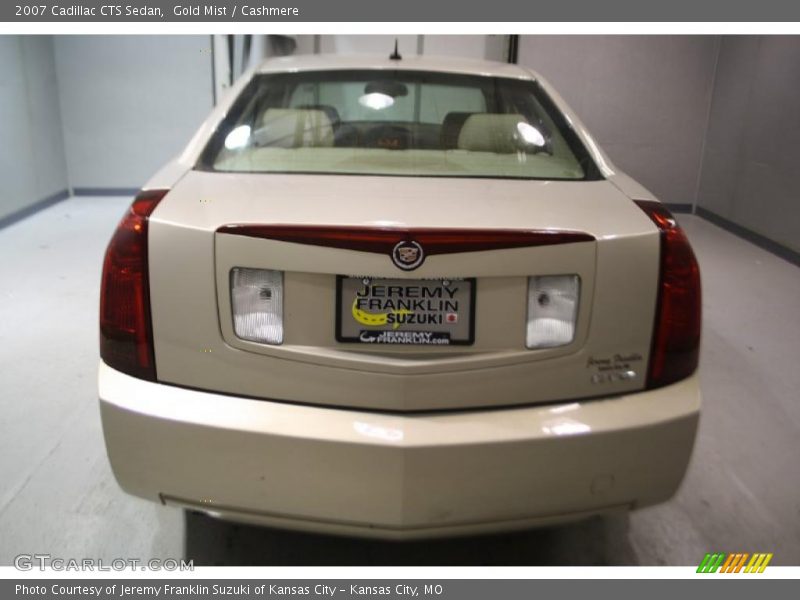 Gold Mist / Cashmere 2007 Cadillac CTS Sedan