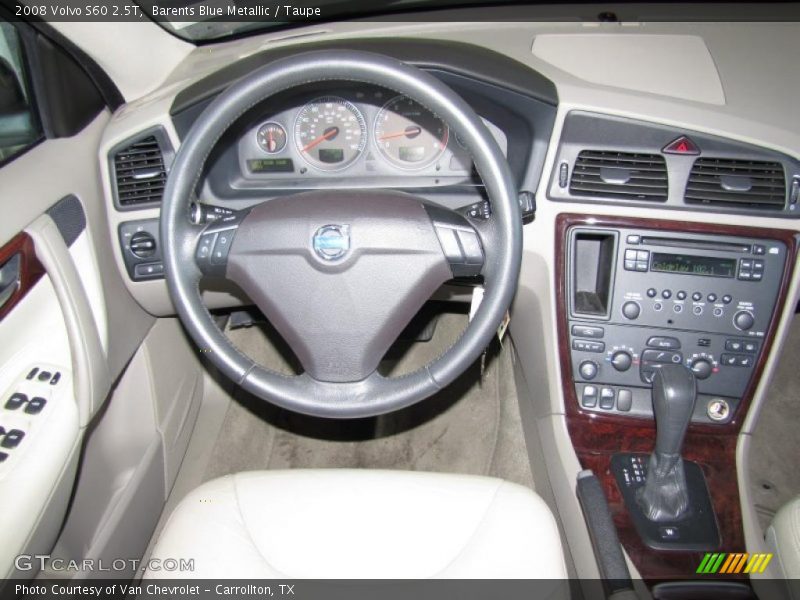 Barents Blue Metallic / Taupe 2008 Volvo S60 2.5T