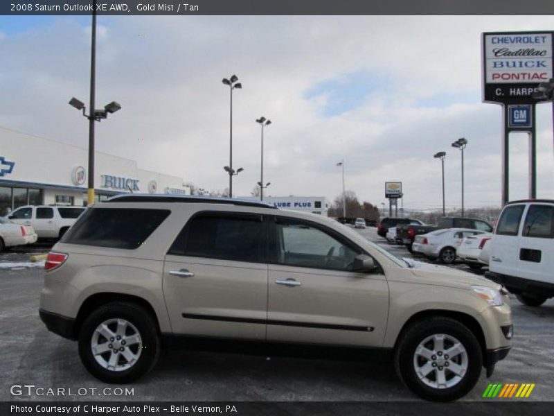 Gold Mist / Tan 2008 Saturn Outlook XE AWD